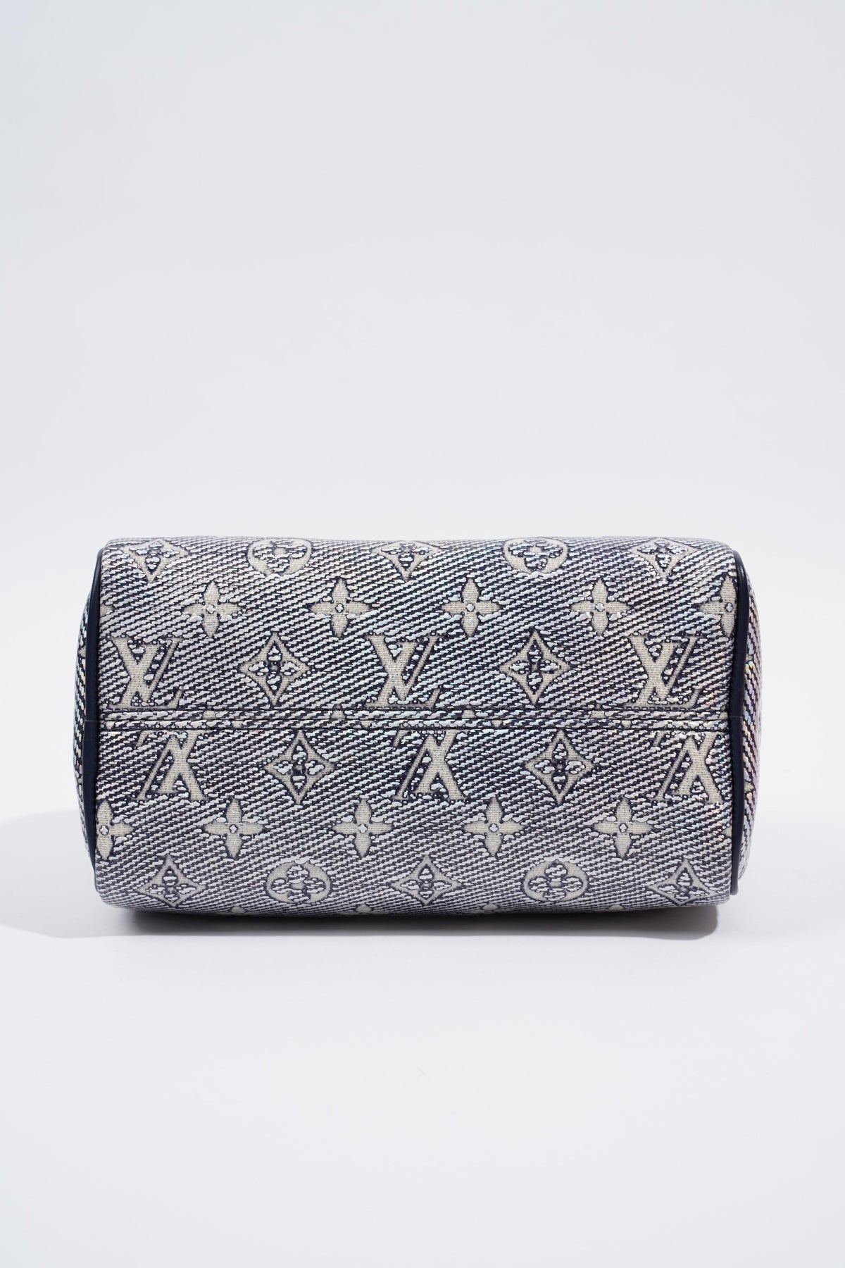 Louis Vuitton Speedy Bandouliere Blue Monoglam Canvas 20