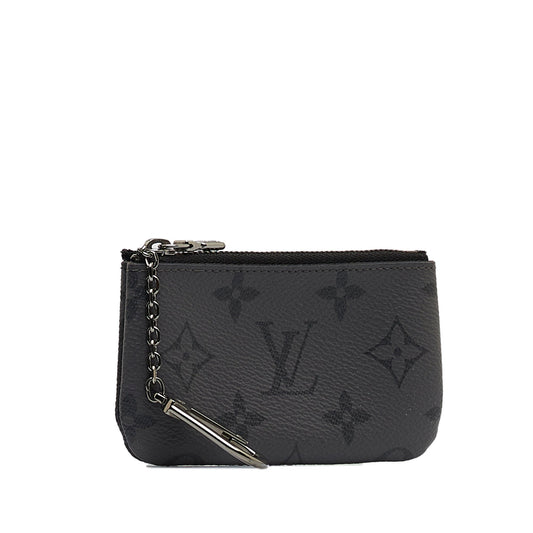 LOUIS VUITTON Monogram Eclipse Reverse Pochette Cles Coin Pouch