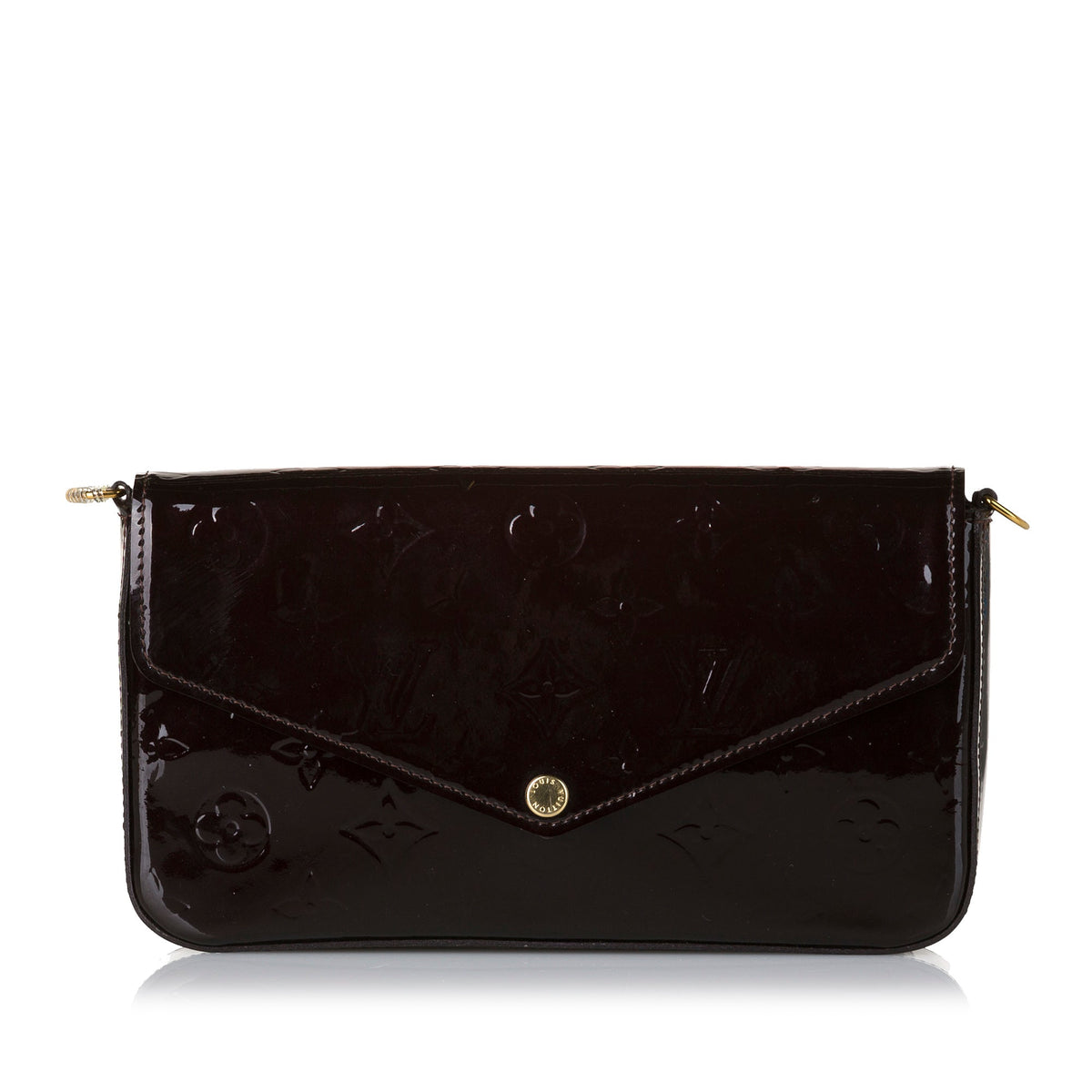 Louis Vuitton Pochette Felicie Black Monogram Vernis