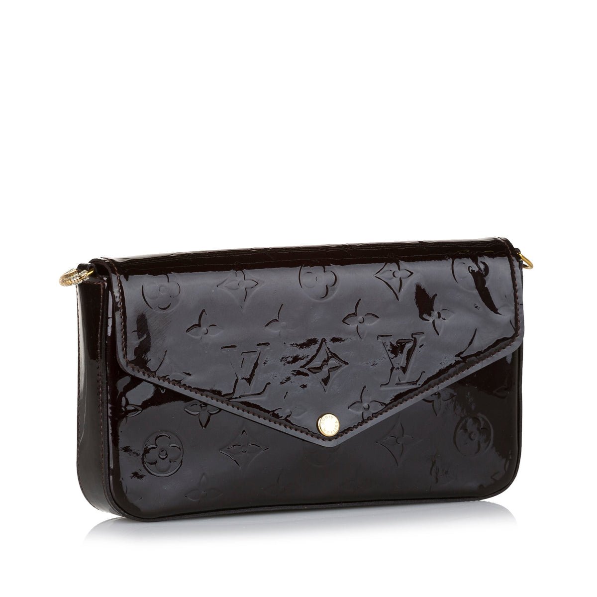 Louis Vuitton Pochette Felicie Black Monogram Vernis