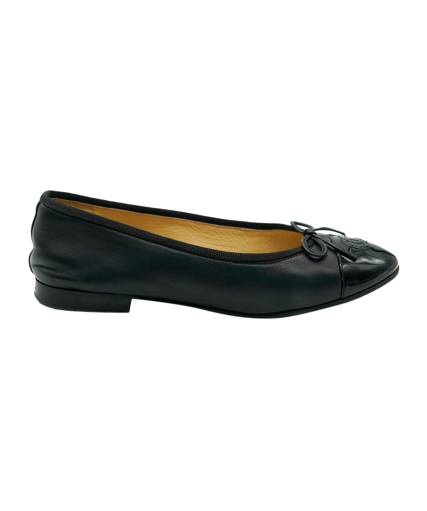 Chanel Ballerina CC Black Flats  ALC2181