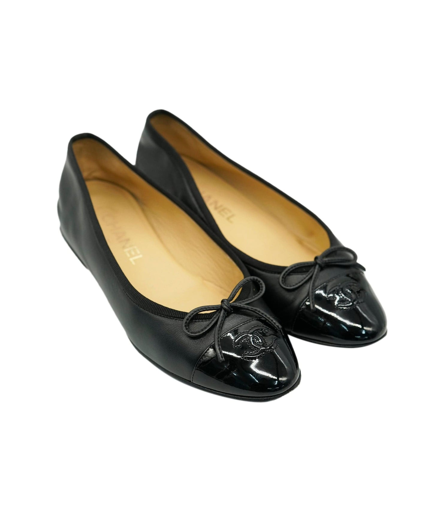 Chanel Ballerina CC Black Flats  ALC2181
