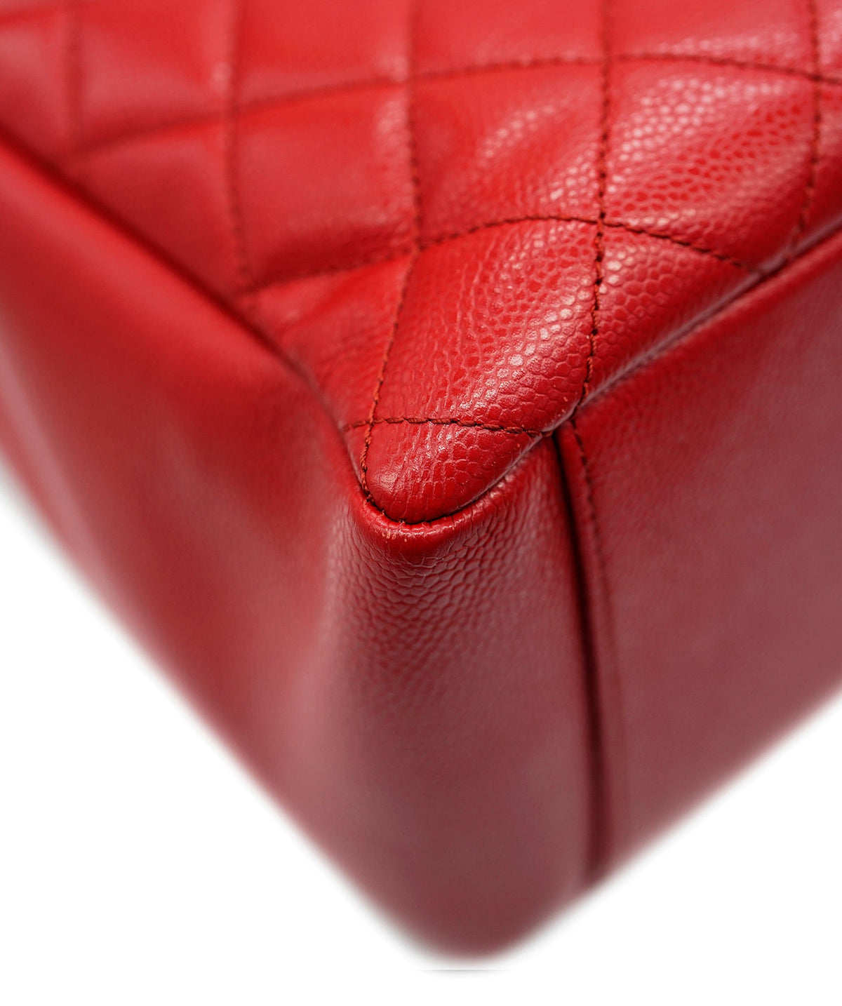 Chanel Red GST Caviar with GHW  ALC2179