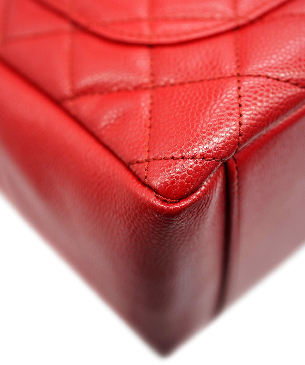 Chanel Red GST Caviar with GHW  ALC2179