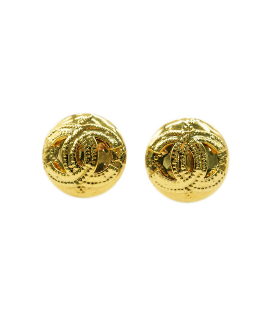CHANEL Cocomark Round Earrings DBXS3574