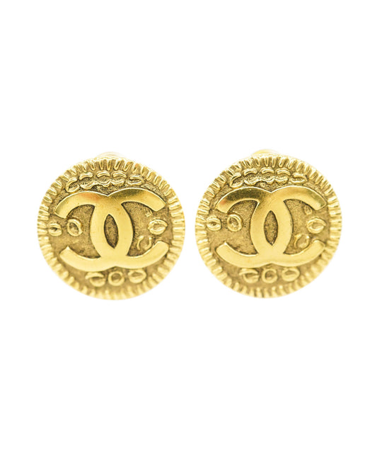 CHANEL EARRINGS COCOMARK GOLD ACCESSORY 90271762 DBXS3624