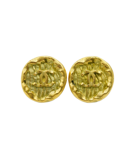 CHANEL Cocomark Round Earrings 90270897 DBXS3554