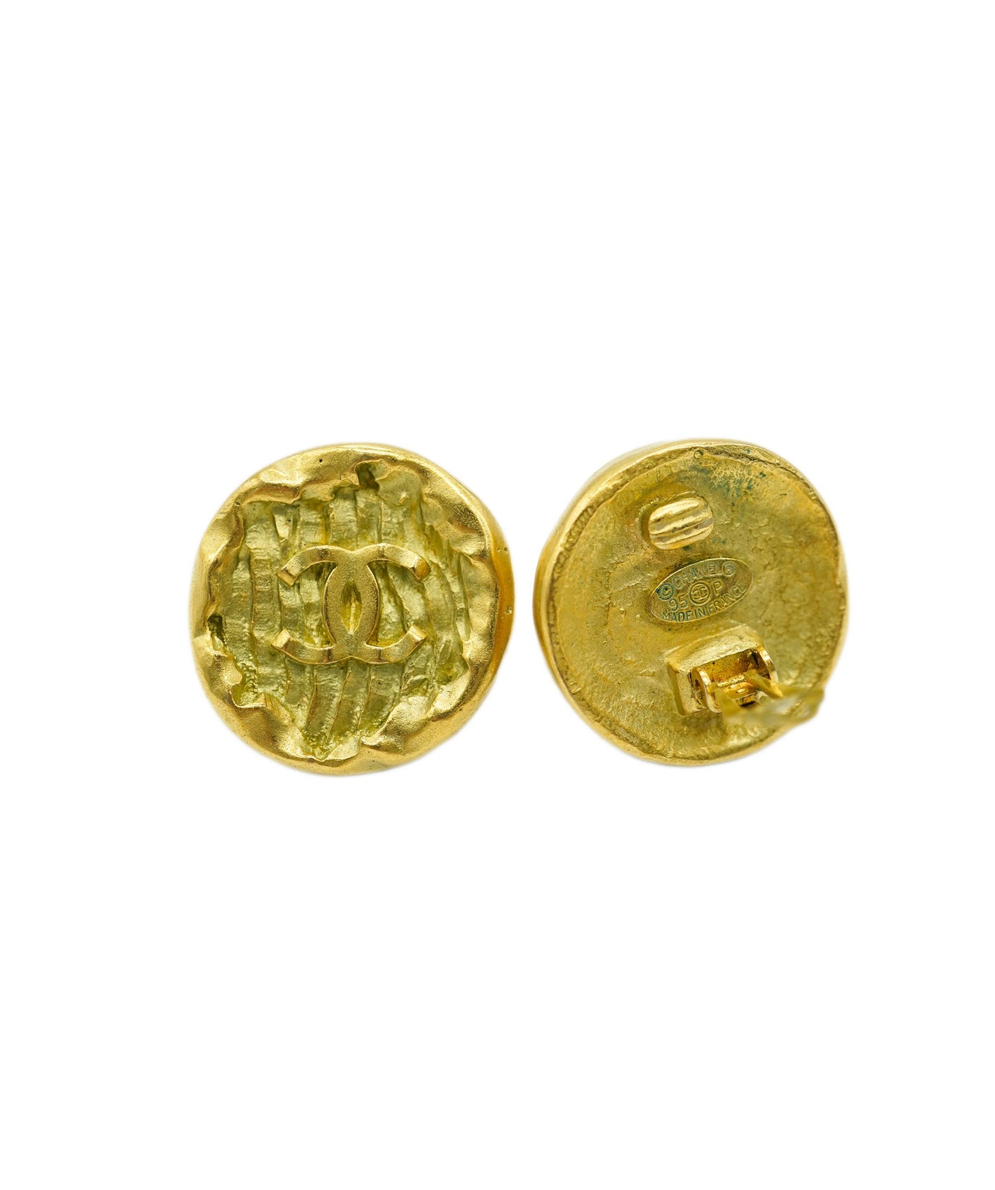 CHANEL Cocomark Round Earrings 90270897 DBXS3554