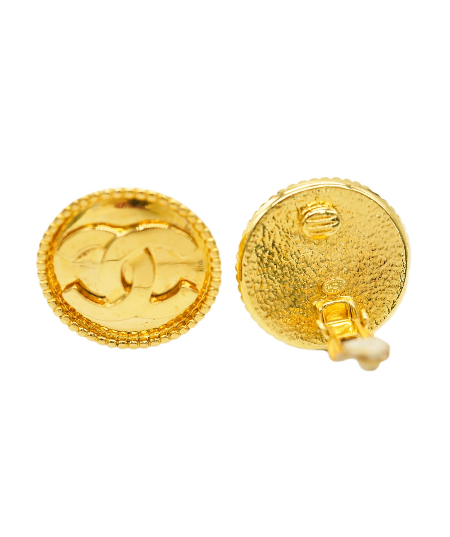 CHANEL EARRINGS COCOMARK ROUND ACCESSORY 90270876 DBXS3545
