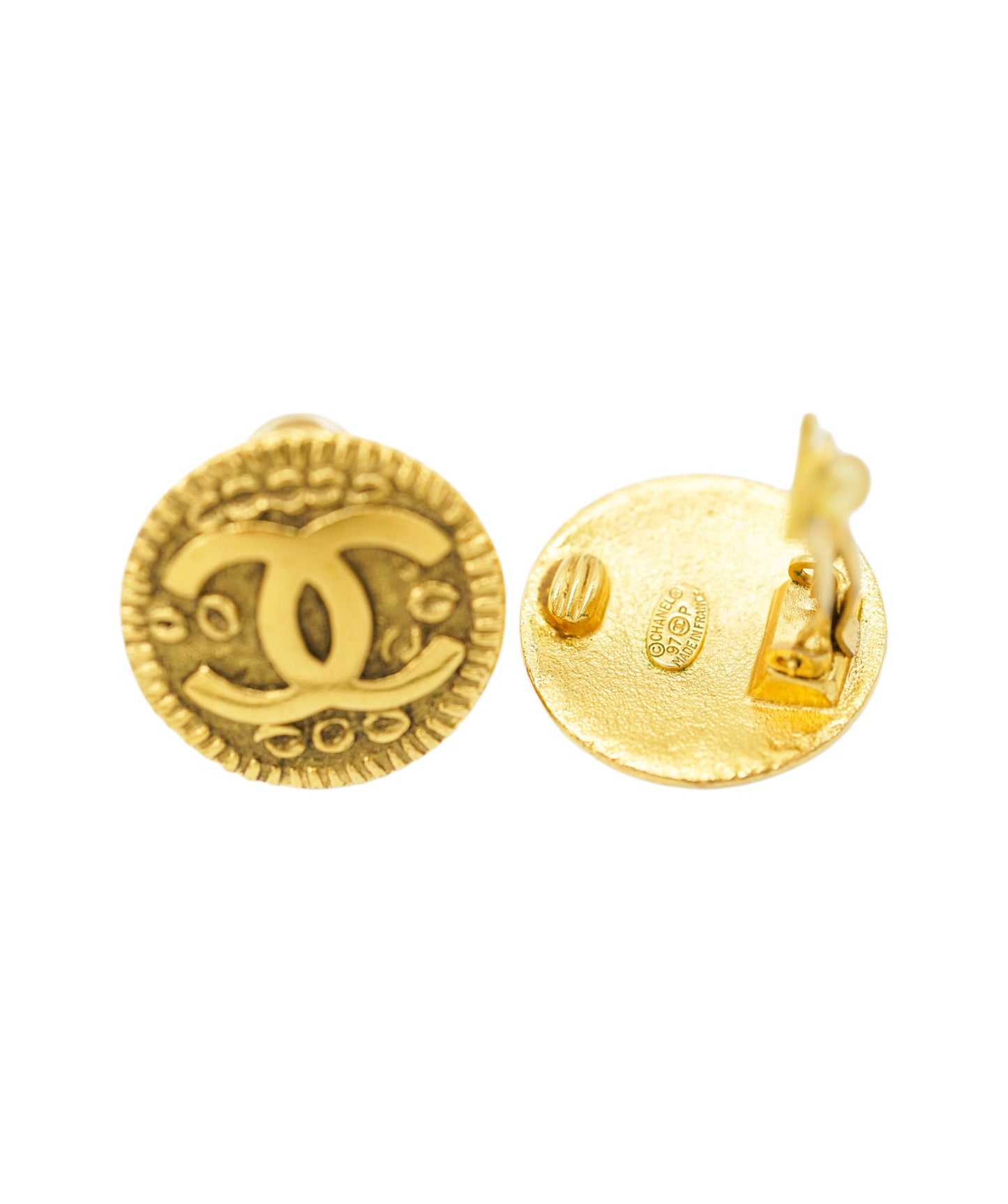 CHANEL EARRINGS COCOMARK GOLD ACCESSORY 90271762 DBXS3624