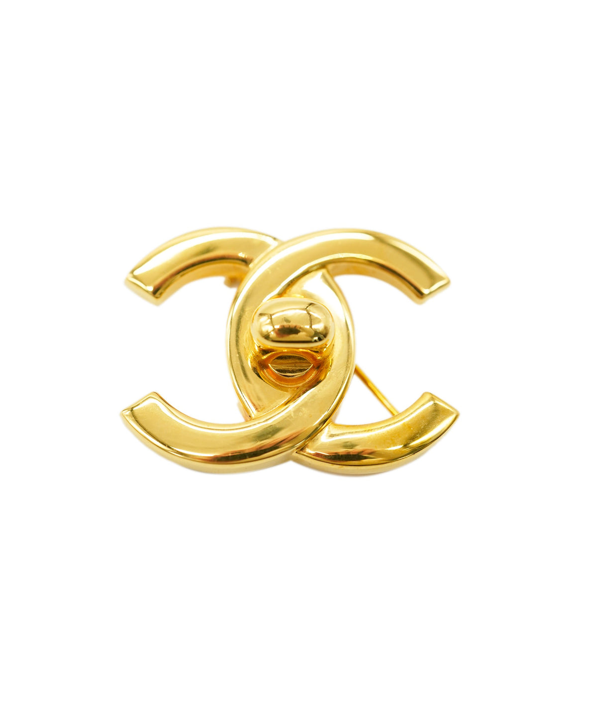 CHANEL Turn Lock Brooch DBXS3572