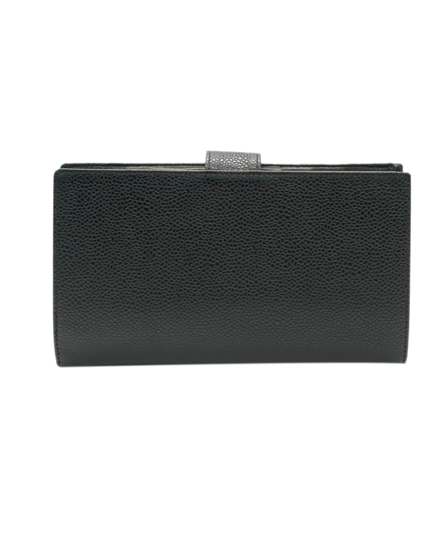 CHANEL Long Wallet Black Caviar skin DBXS3576
