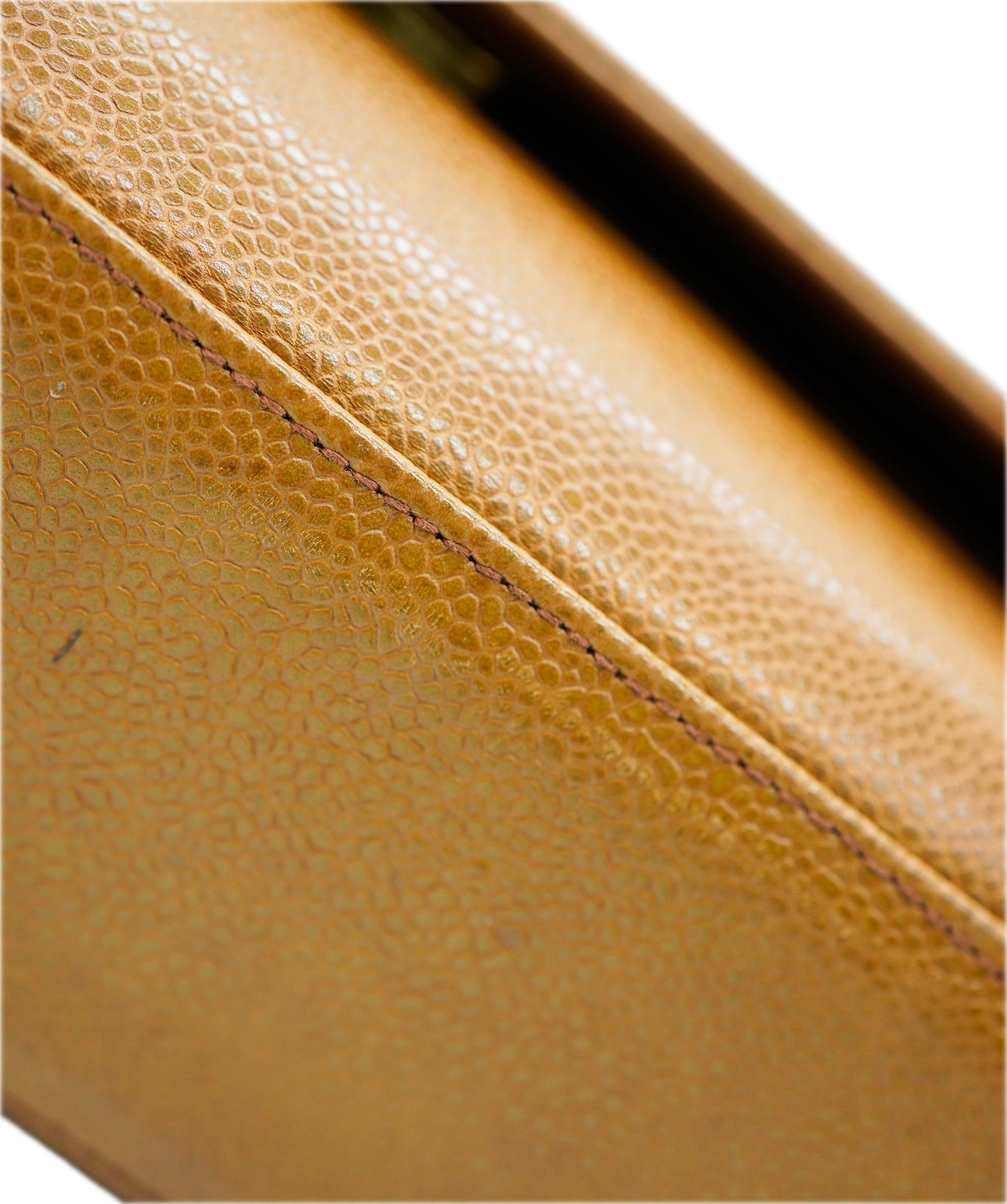 CHANEL VINTAGE BIG COCO SHOULDER BAG CAMEL CAVIAR SKIN 90234745 DBXS3590