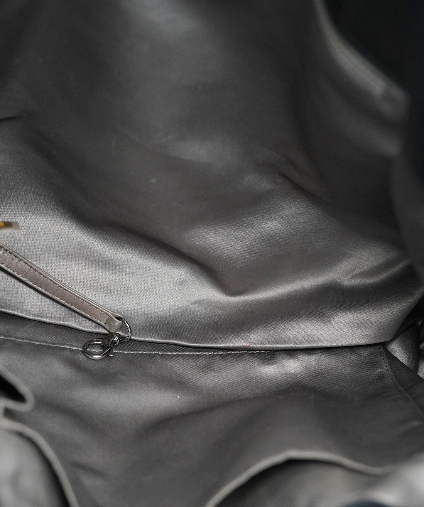 CHANEL Tote Bag Leather Black DBXS3582