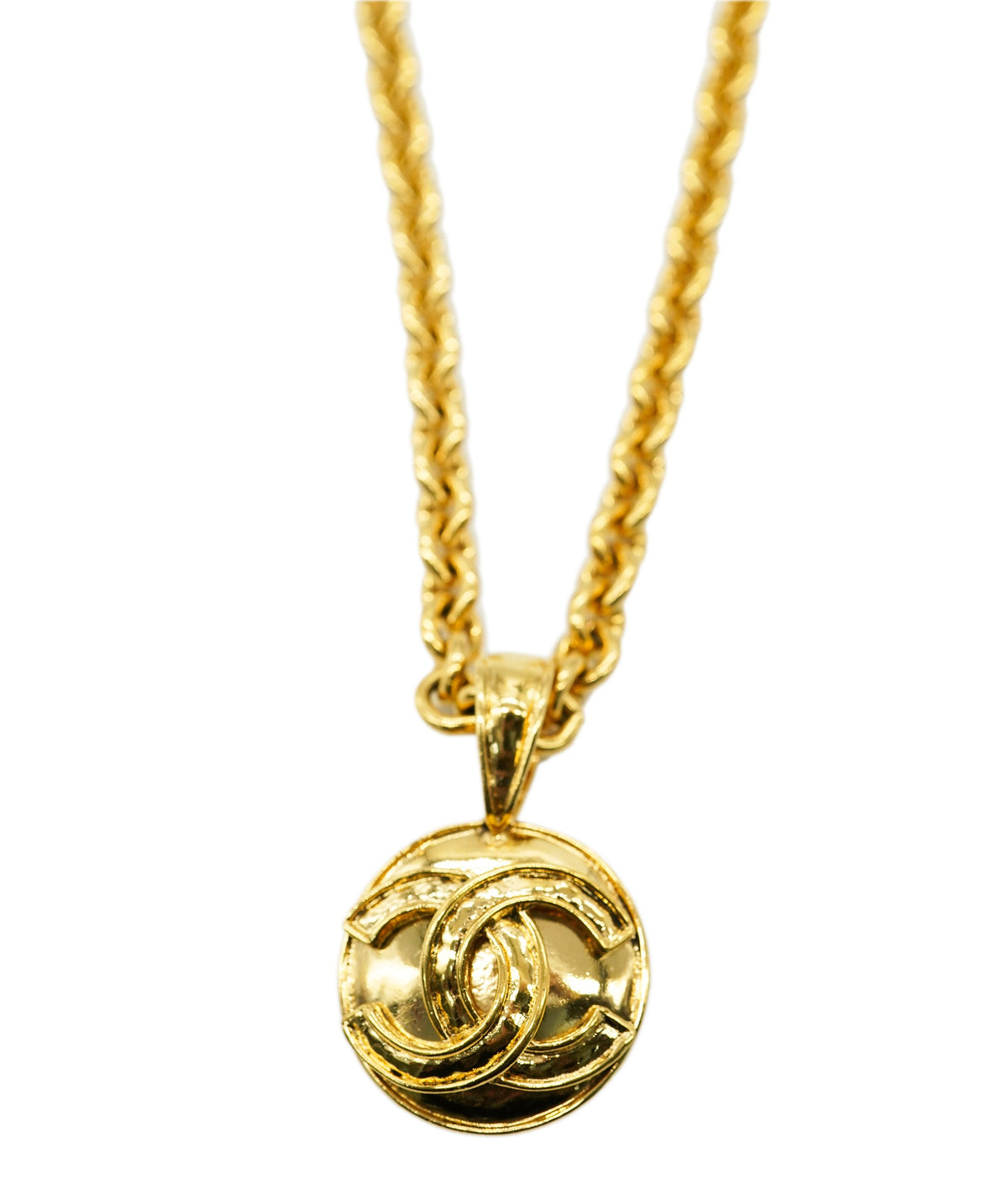 Chanel Necklace CC vintgae 94p ALC2221