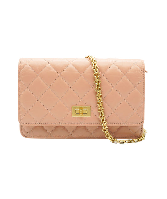 Chanel Pink Re-issue Wallet on Chain BNIB ALC2215