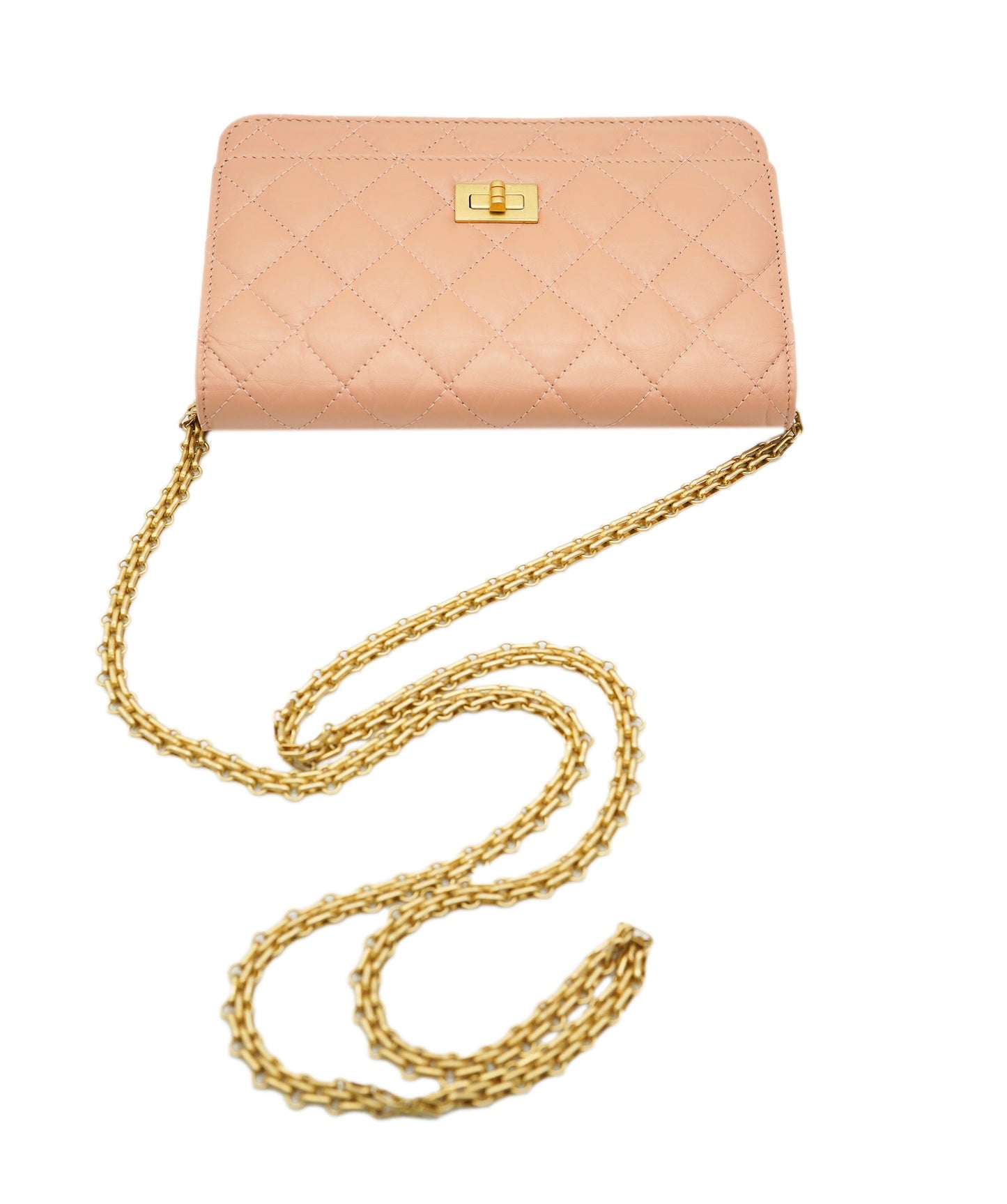 Chanel Pink Re-issue Wallet on Chain BNIB ALC2215