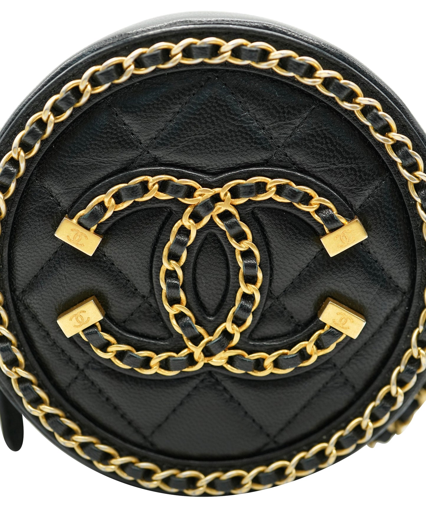 Chanel Filigree Black Mini Crossbody Bag ALL0945