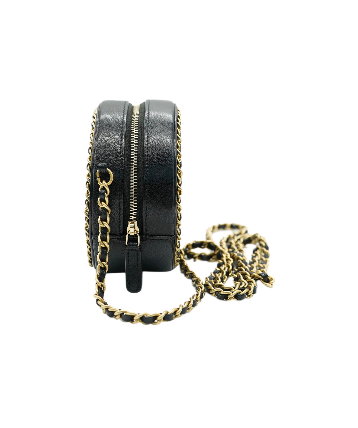 Chanel Filigree Black Mini Crossbody Bag ALL0945