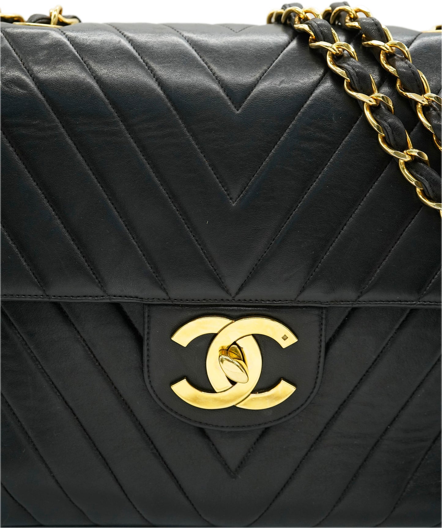 Chanel Chevron Maxi Lambskin Bag ALC2213