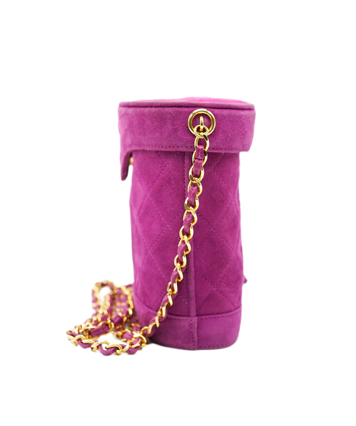 Chanel Purple Suede Tassel Crossbody Bag ALC2217