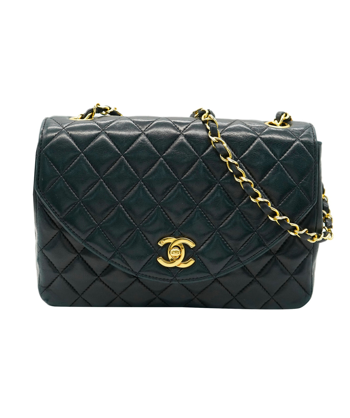 Chanel HALF MOON FLAP BAG HIGH CT GHW ALC2198