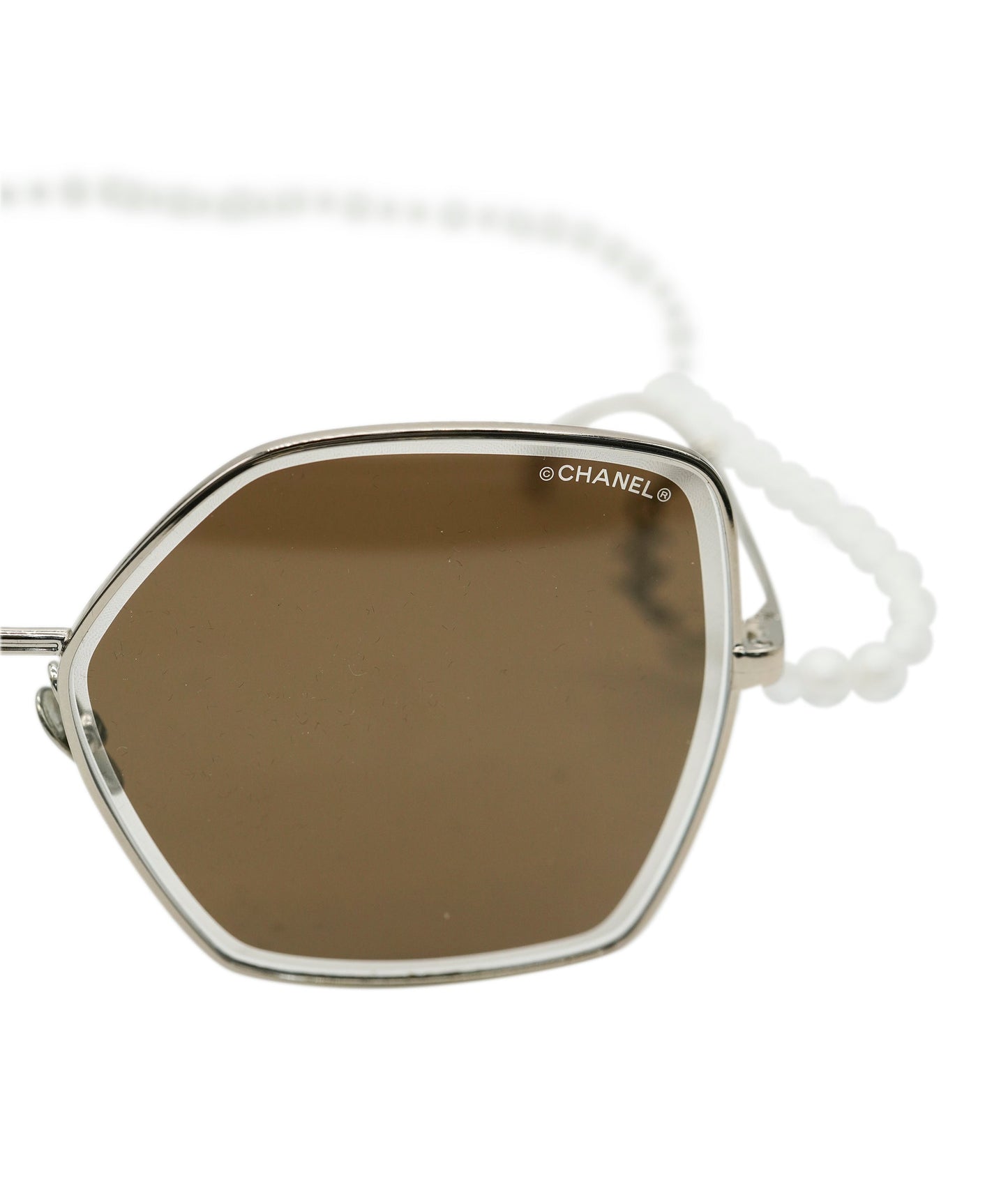 Chanel Butterfly sunglasses with removable necklace, brand new with purse and copy original invoice DBXS3370