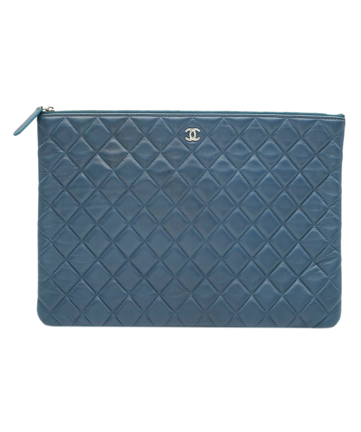 Chanel O Case large, navy with card , very good condition, 23058837 DBXS3368