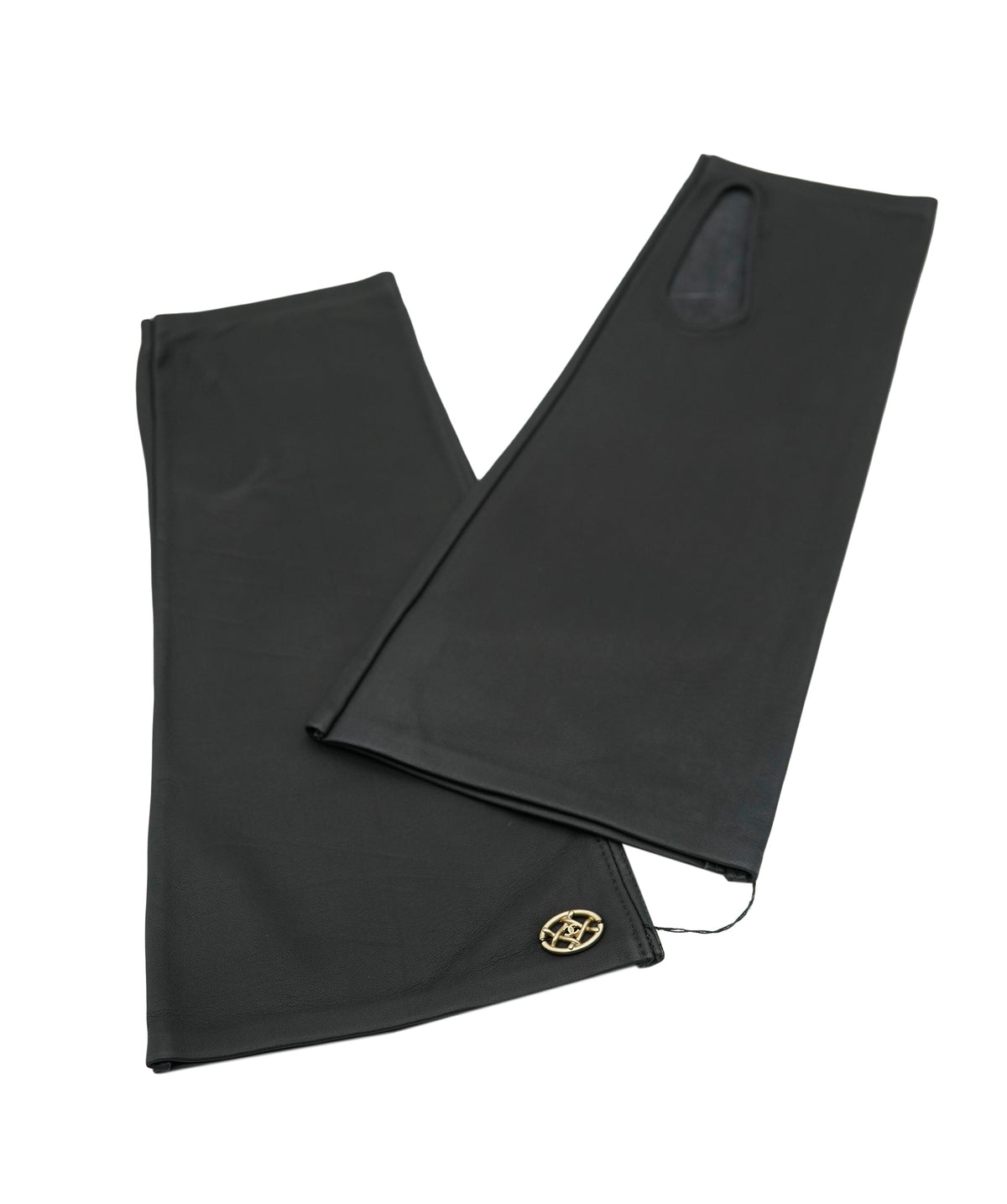 Chanel leather grey mittens  DXBS3780