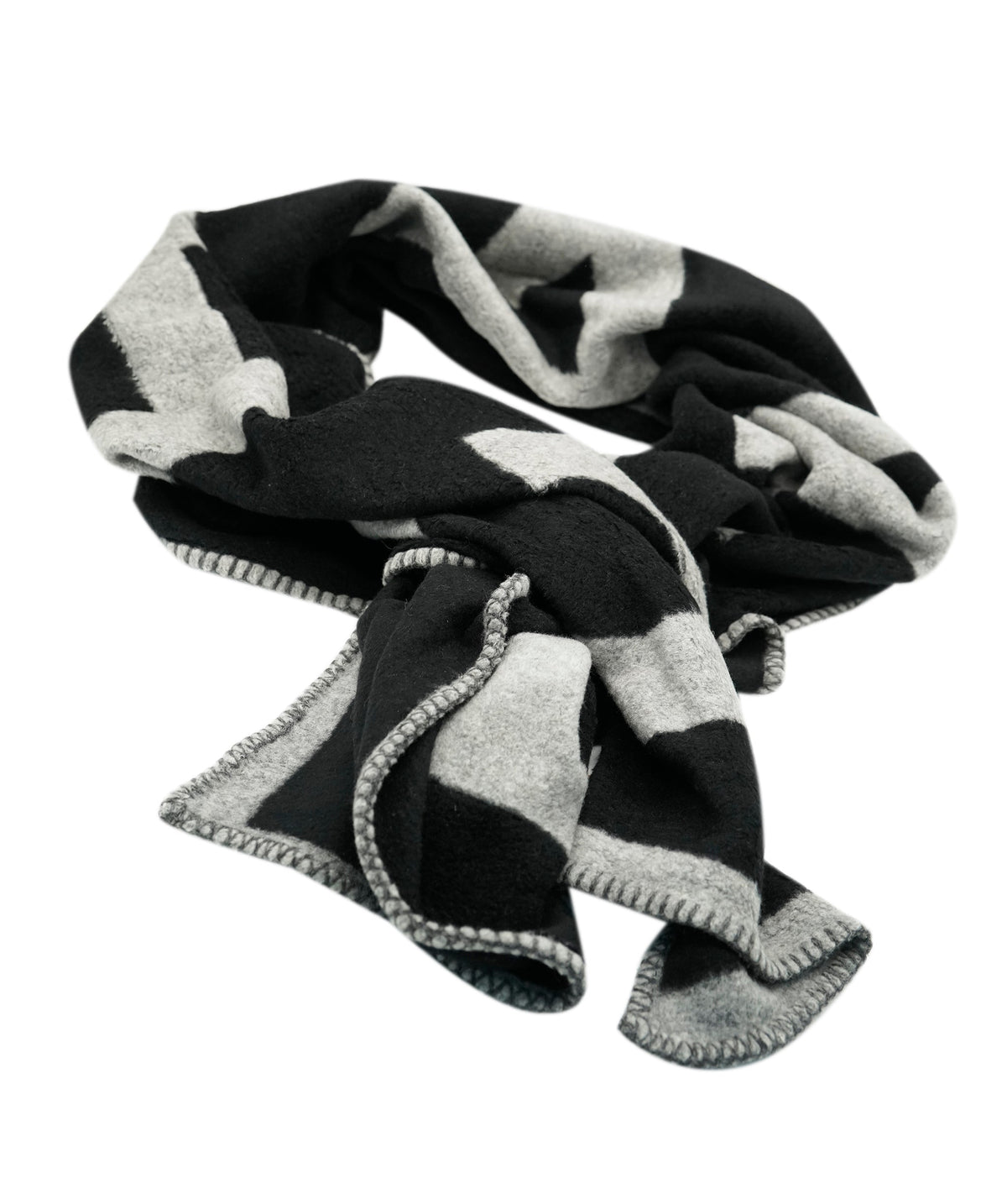 Chanel long scarf black and C H A N E L  DXBS3781