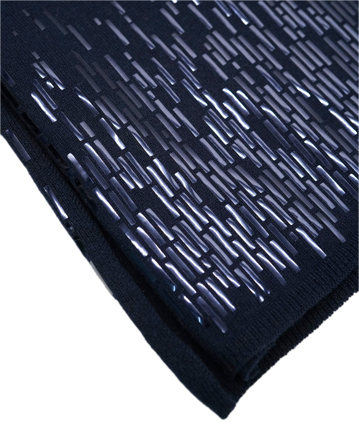 Chanel navy long scarf  DBXS3795