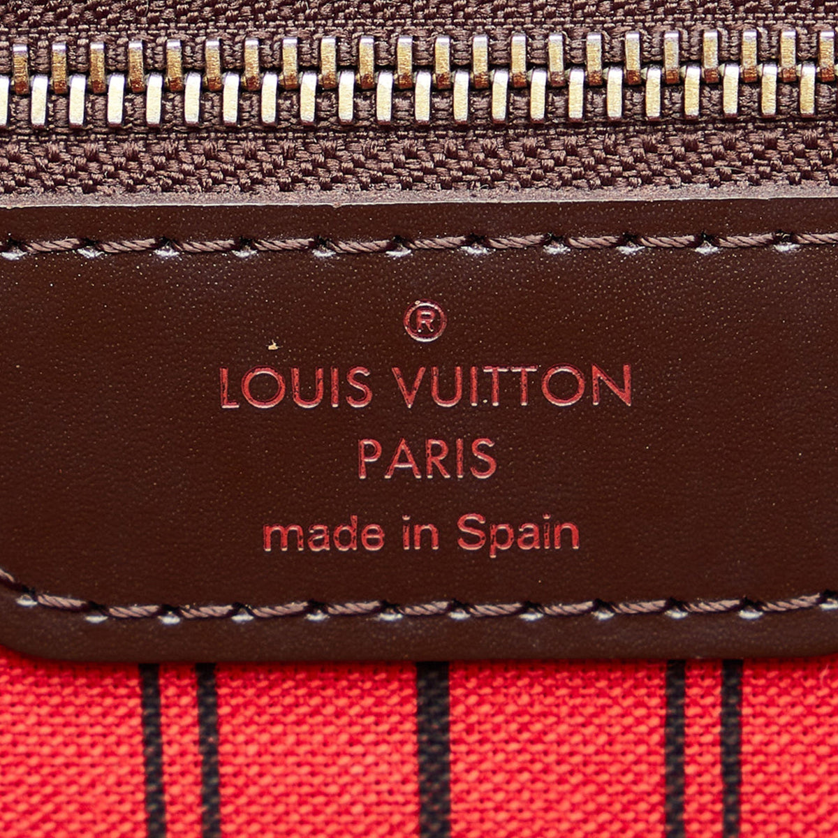Louis Vuitton Neverfull MM Damier Ebene Canvas