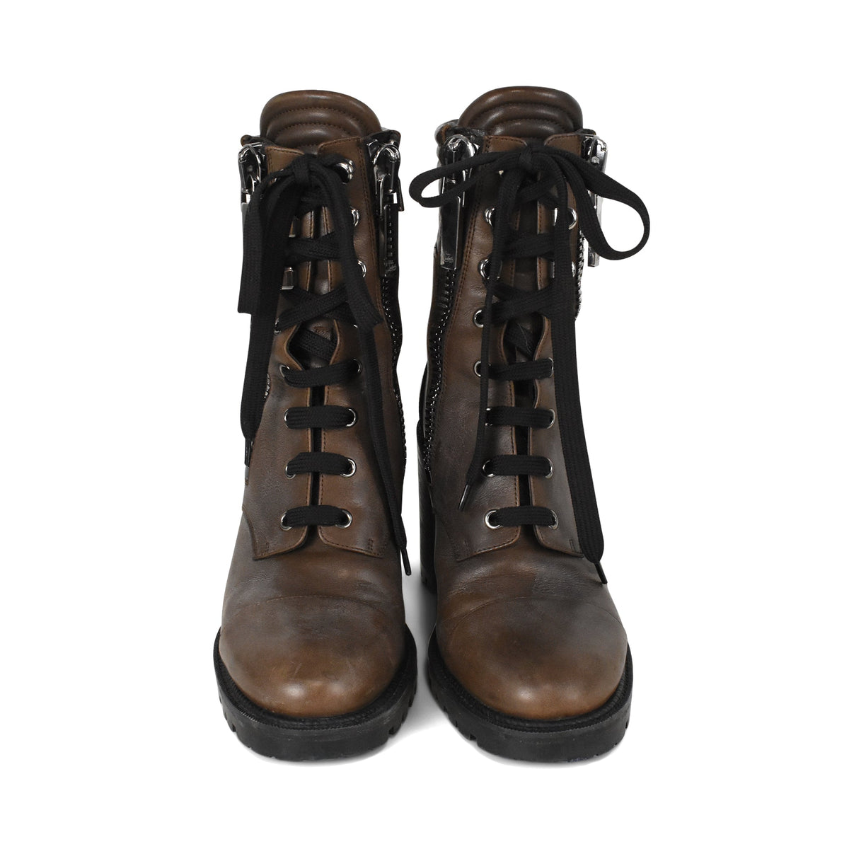 Christian Louboutin 'En Hiver' Combat Boots - Women's 39.5