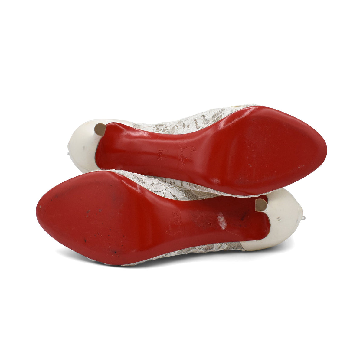 Christian Louboutin 'Empria Lace' Pumps - Women's 38.5