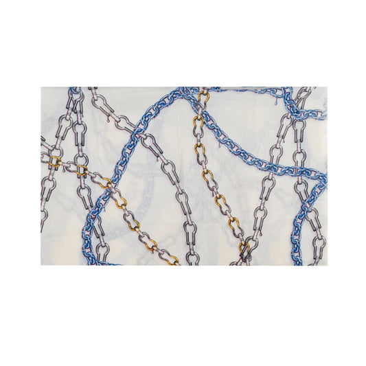 LOUIS VUITTON Louis Vuitton Multicolor Chain Print Scarf