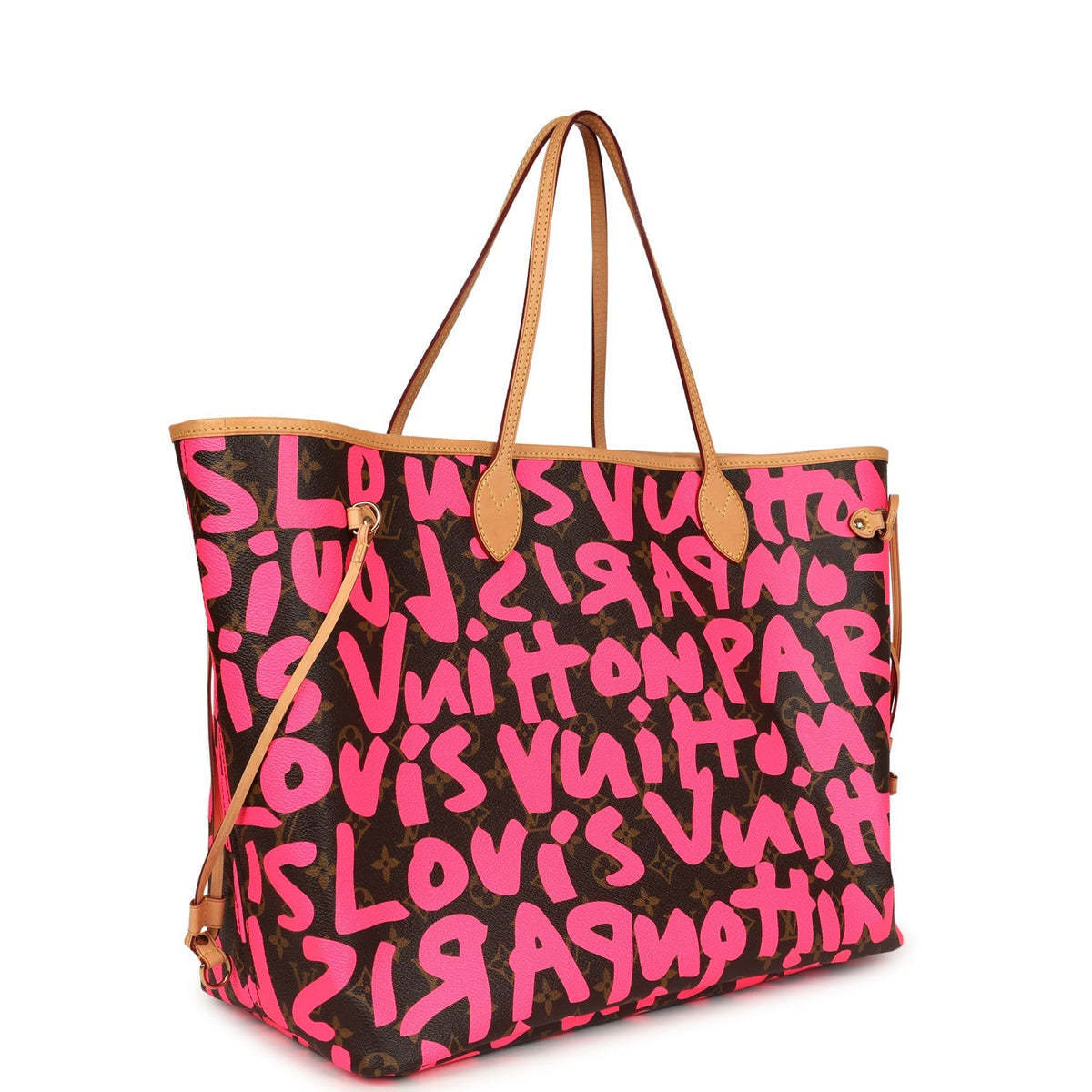 Louis Vuitton X Stephen Sprouse Neverfull GM Fuchsia Pink Monogram Graffiti