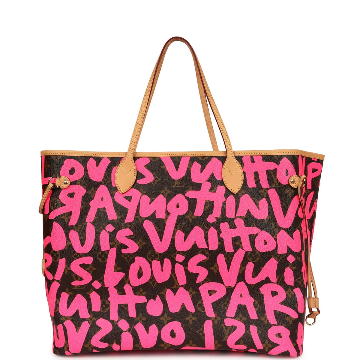 Louis Vuitton X Stephen Sprouse Neverfull GM Fuchsia Pink Monogram Graffiti
