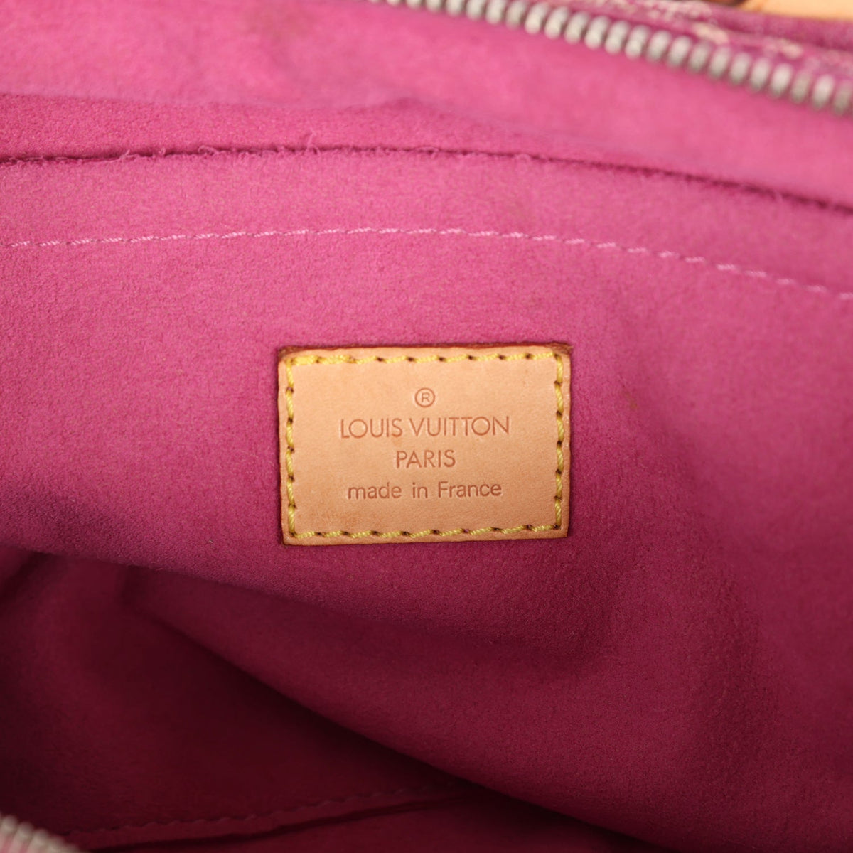 Vintage Louis Vuitton Neo Speedy Pink Denim Monogram Gold Hardware