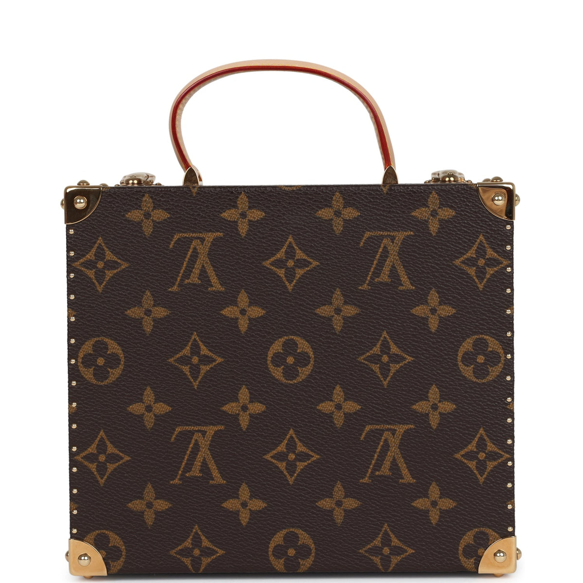 Vintage Louis Vuitton x Takashi Murakami Hands Jewelry Trunk Brown Multi Monogram Hands Brass Hardware