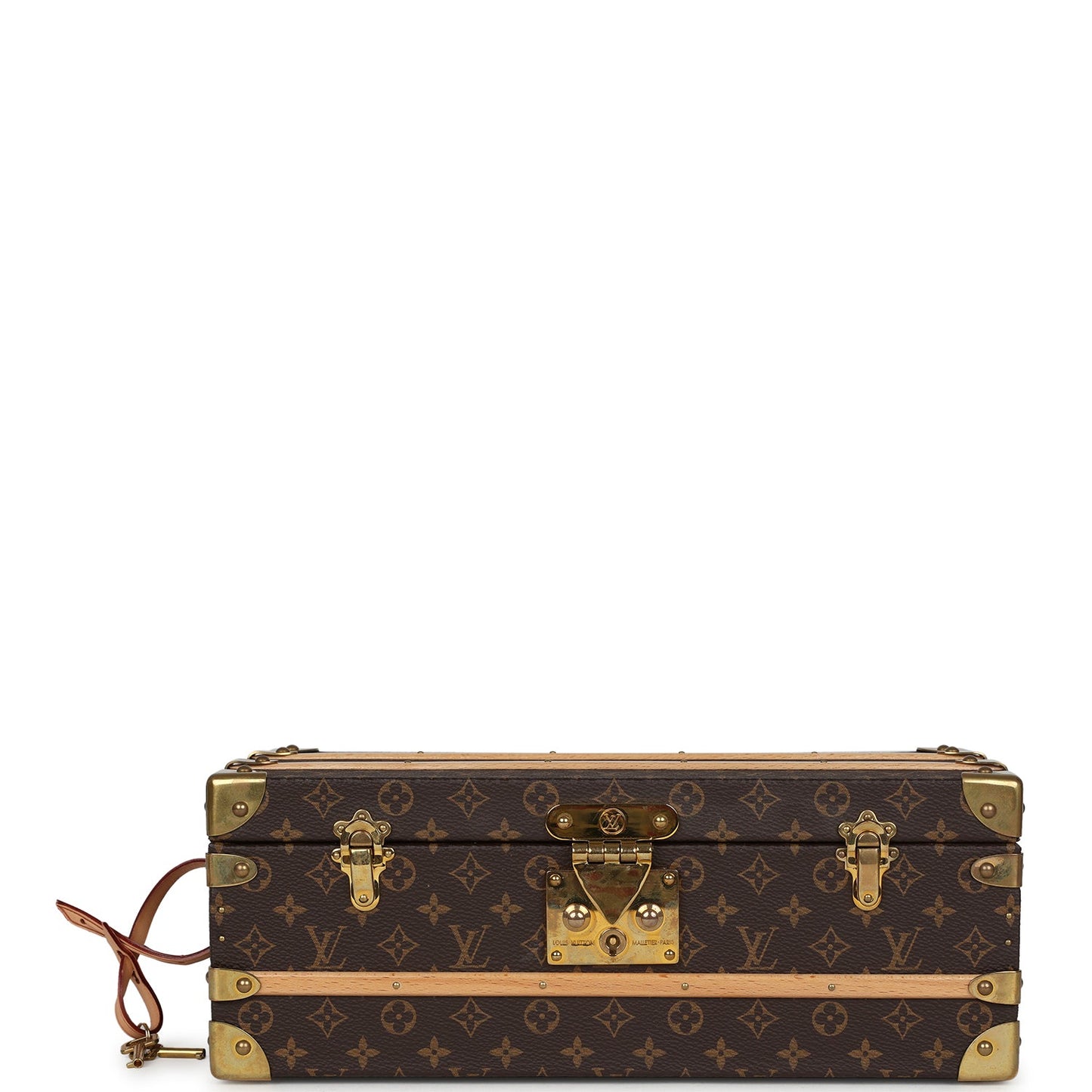 Louis Vuitton Malle Fleurs Trunk Brown Monogram Brass Hardware
