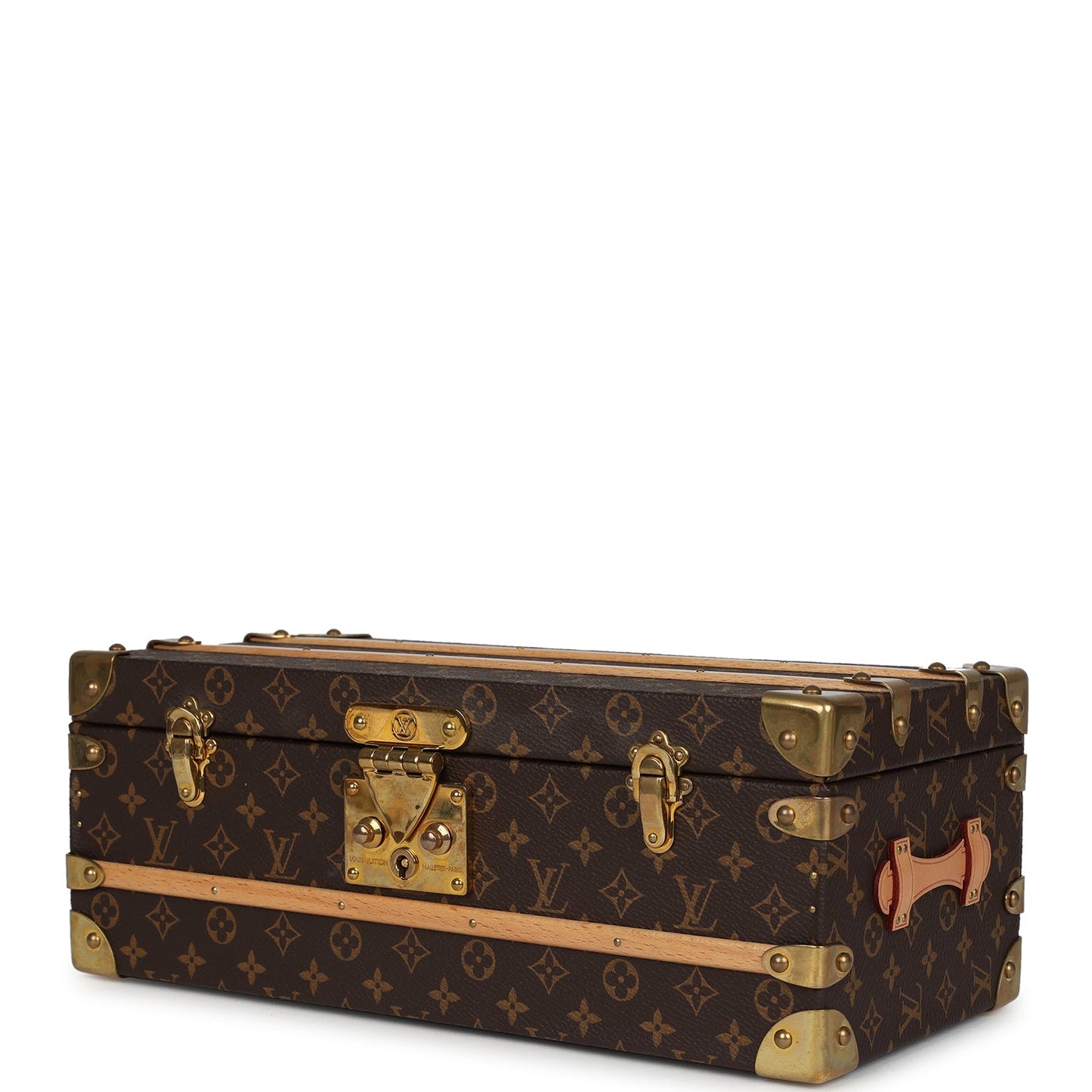 Louis Vuitton Malle Fleurs Trunk Brown Monogram Brass Hardware