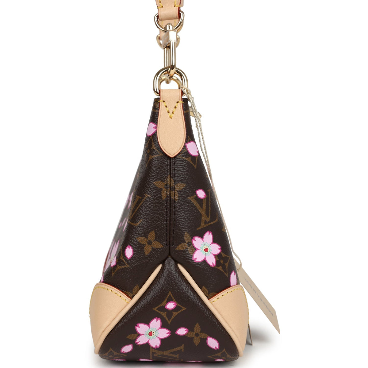 Louis Vuitton X Takashi Murakami Cherry Blossom Boulogne PM Brown Monogram Gold Hardware