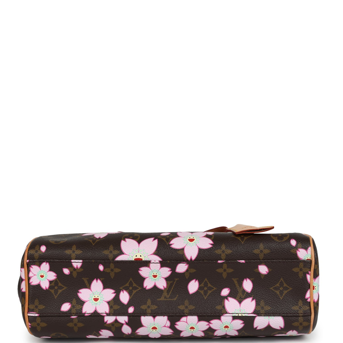 Vintage Louis Vuitton x Takashi Murakami Sac Retro PM Brown Monogram Cherry Blossom Gold Hardware