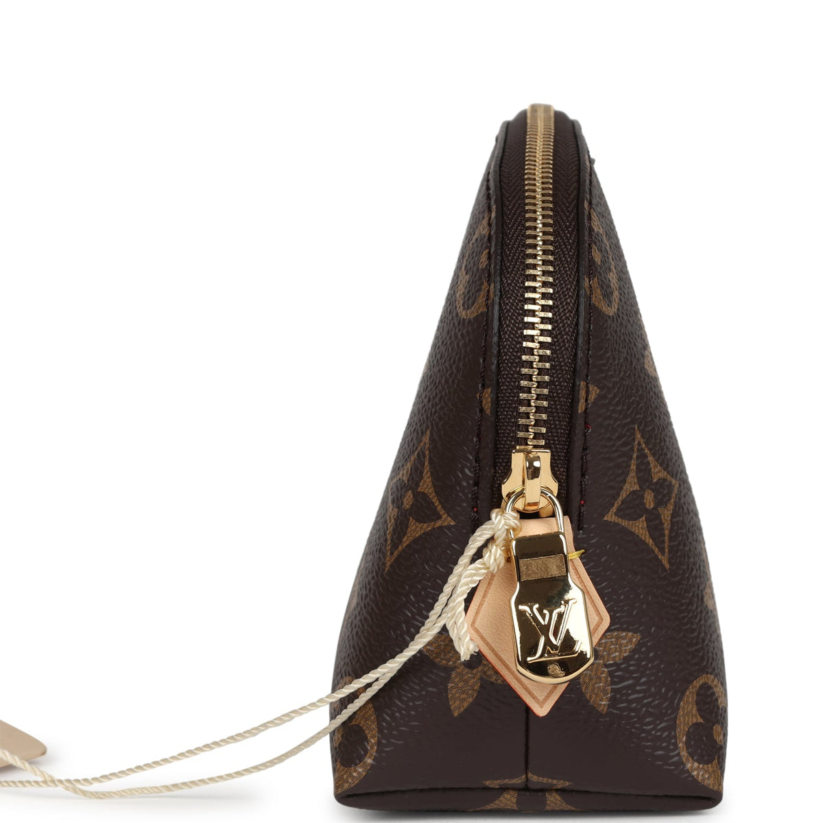 Louis Vuitton X Takashi Murakami Cherry Cosmetic Pouch Brown Monogram Gold Hardware