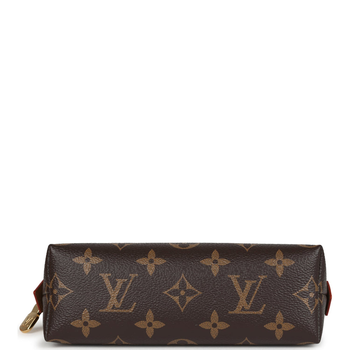 Louis Vuitton X Takashi Murakami Cherry Cosmetic Pouch Brown Monogram Gold Hardware