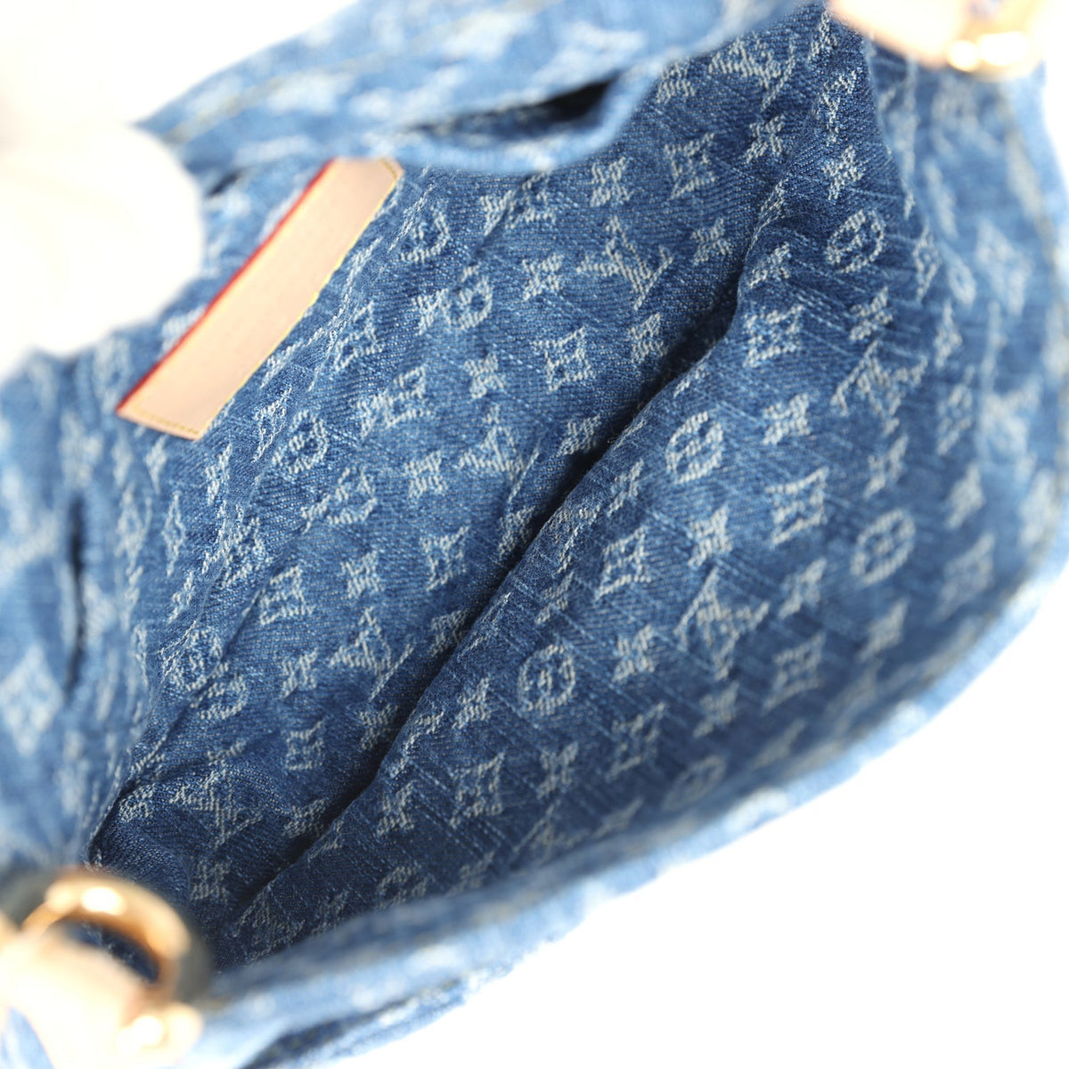 Louis Vuitton X Takashi Murakami Cherry Sunset Bag Denim Monogram Gold Hardware