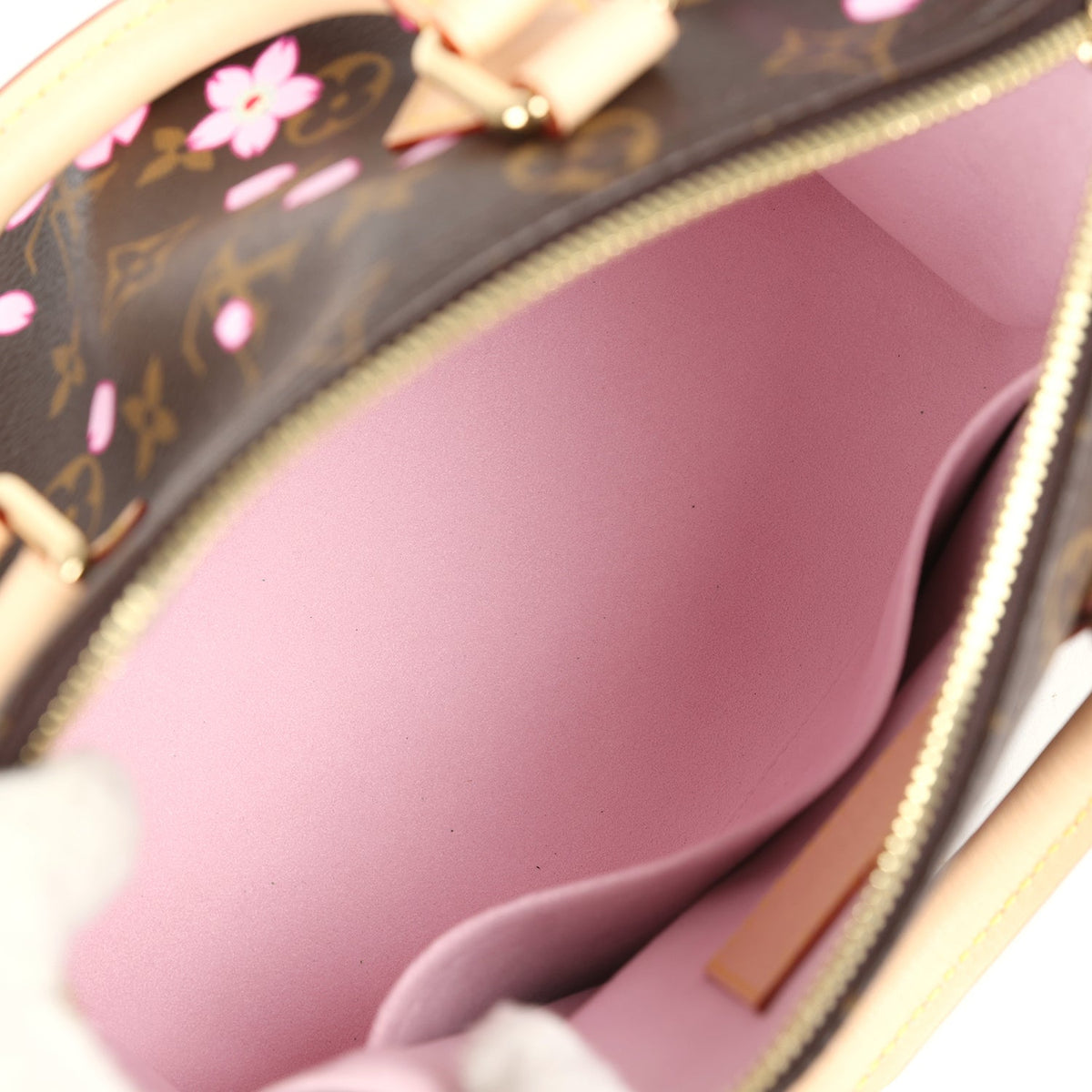 Louis Vuitton X Takashi Murakami Cherry Blossom Speedy 25 Bandouliere Brown Monogram Gold Hardware