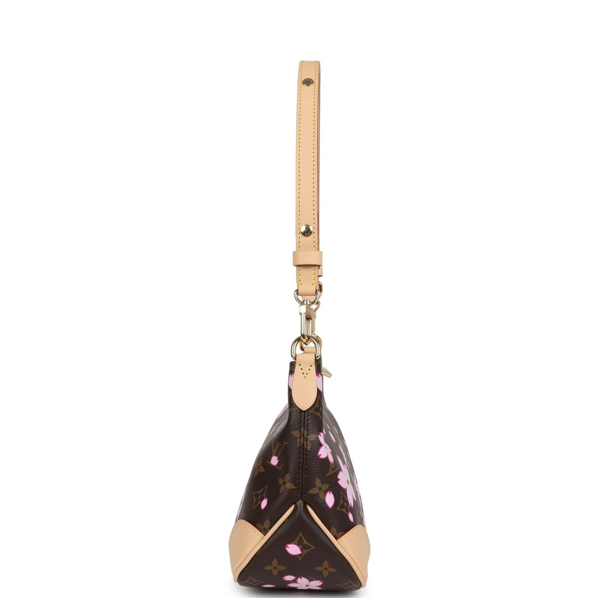 Louis Vuitton X Takashi Murakami Cherry Blossom Boulogne PM Brown Monogram Gold Hardware