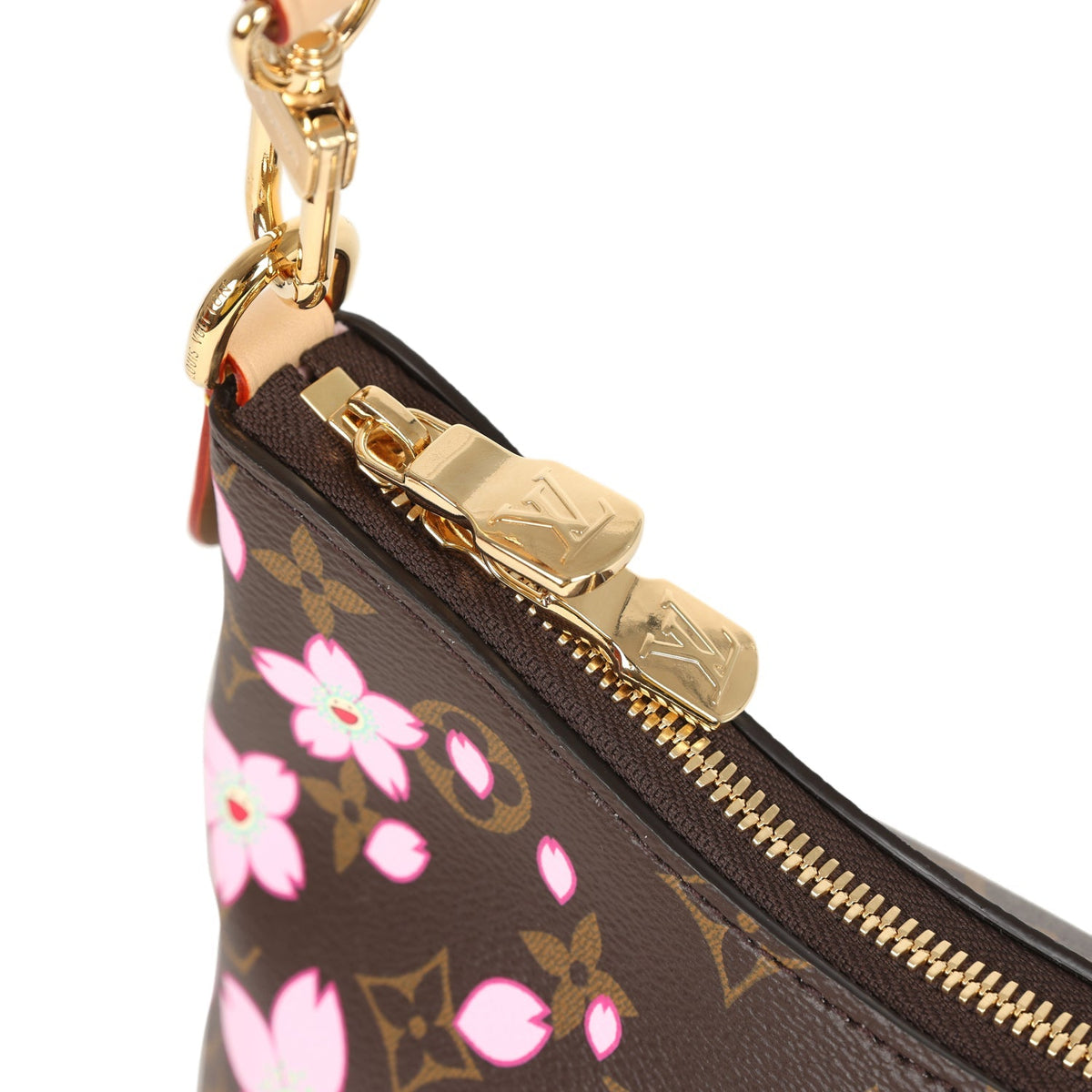 Louis Vuitton X Takashi Murakami Cherry Blossom Boulogne PM Brown Monogram Gold Hardware