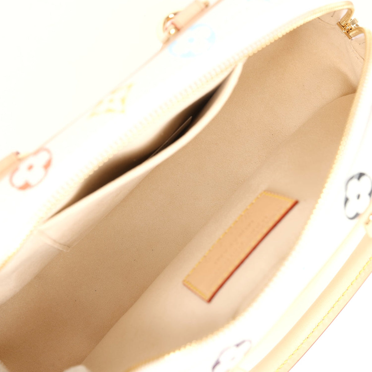 Louis Vuitton X Takashi Murakami East West White Multicolor Monogram Gold Hardware